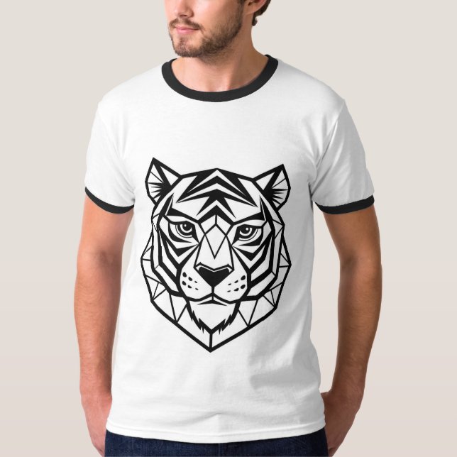 Wild Tigers - Bold Animal T-Shirt Design for Natur (Front)