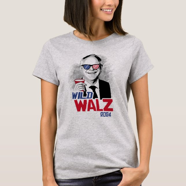 Wild Tim Walz T-Shirt (Front)