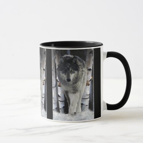 WILD TIMBER WOLF Wildlife Gift Mugs