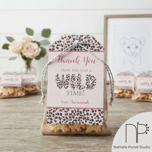Wild Time Thank You Favor Tags