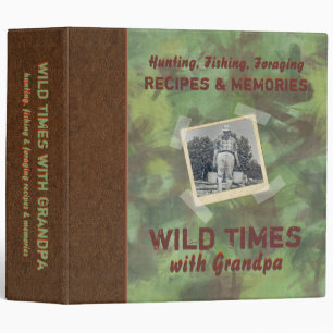 Wild Times with Grandpa Recipe 2" Photo Binder