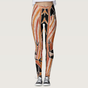 Wild Tribal Maori Leggings