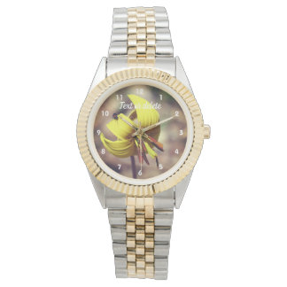 Wild Trout Lily Flower And Insect Friend Watch