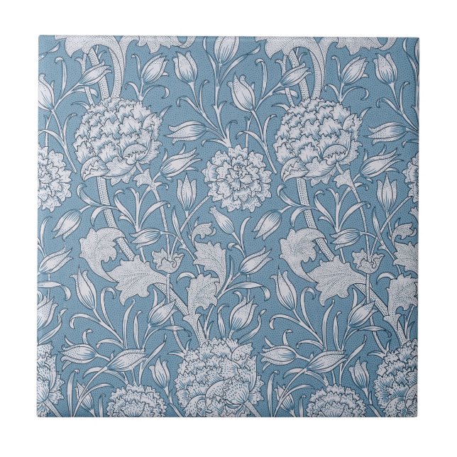 Wild Tulip by William Morris  Ceramic Tile (Front)