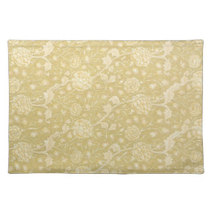 Wild Tulips by William Morris, Vintage Flowers Art Cloth Placemat