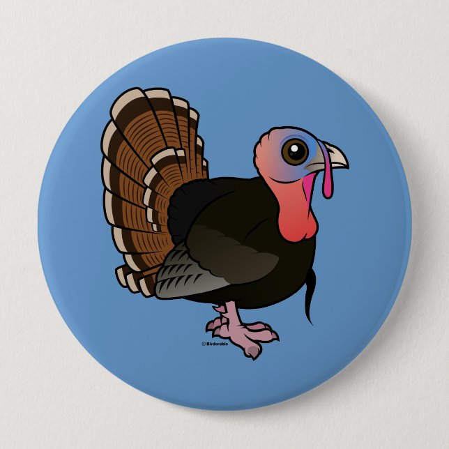 Wild Turkey Button (Front)