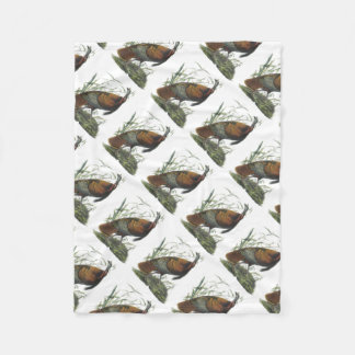 Wild Turkey by Audubon Fleece Blanket