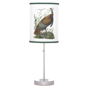 Wild Turkey by Audubon Table Lamp
