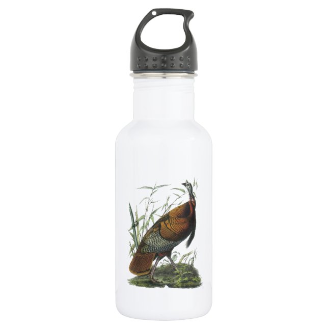 Wild Turkey by Audubon Water Bottle (Front)