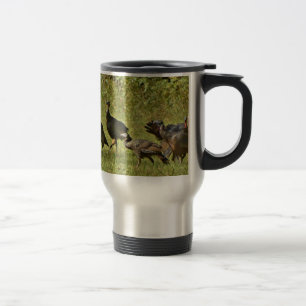 Wild Turkey, Camouflage colors Travel Mug