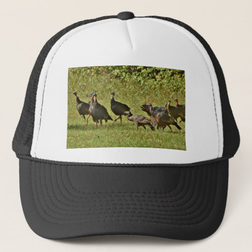 Wild Turkey Camouflage colors Trucker Hat