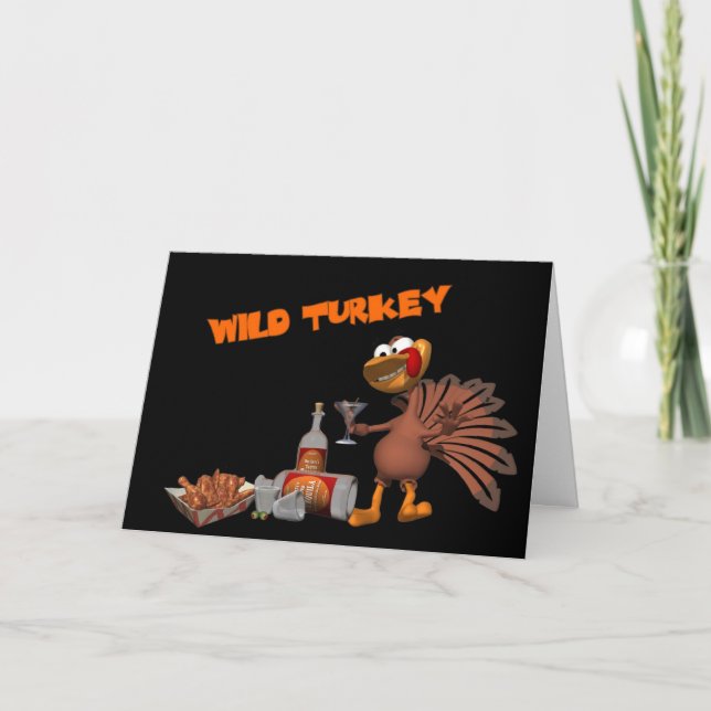 Wild Turkey Card (Front)