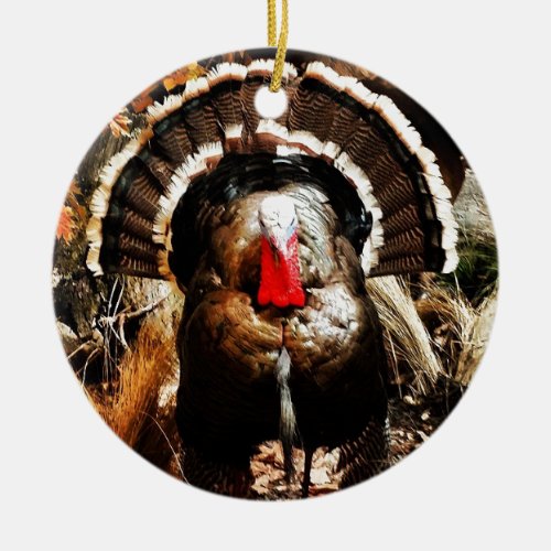 Wild Turkey Ceramic Ornament