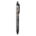 Wild Turkey Feathers I Abstract Nature Design Black Ink Pen