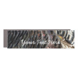 Wild Turkey Feathers I Abstract Nature Design Car Magnet
