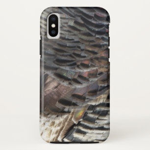 Wild Turkey Feathers I Abstract Nature Design iPhone X Case