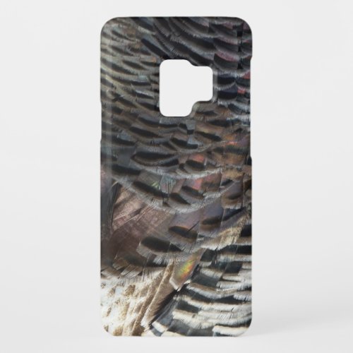 Wild Turkey Feathers I Abstract Nature Design Case_Mate Samsung Galaxy S9 Case