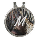 Wild Turkey Feathers I Abstract Nature Design Golf Hat Clip
