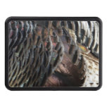 Wild Turkey Feathers I Abstract Nature Design Hitch Cover