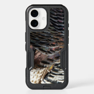 Wild Turkey Feathers I Abstract Nature Design iPhone 16 Case