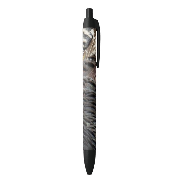 Wild Turkey Feathers I Abstract Nature Design Pen (Bottom (Vertical))