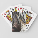 Wild Turkey Feathers I Abstract Nature Design Playing Cards