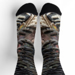 Wild Turkey Feathers I Abstract Nature Design Socks