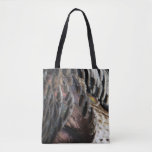 Wild Turkey Feathers I Abstract Nature Design Tote Bag