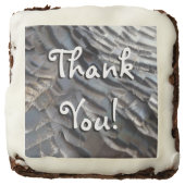 Wild Turkey Feathers II Abstract Nature Design Brownie (Front)