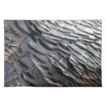 Wild Turkey Feathers II Abstract Nature Design Cloth Placemat