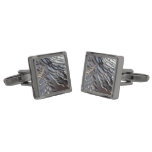 Wild Turkey Feathers II Abstract Nature Design Cufflinks