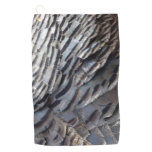 Wild Turkey Feathers II Abstract Nature Design Golf Towel