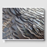 Wild Turkey Feathers II Abstract Nature Design Guest Book