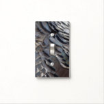 Wild Turkey Feathers II Abstract Nature Design Light Switch Cover