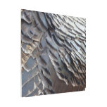 Wild Turkey Feathers II Abstract Nature Design Metal Print