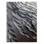 Wild Turkey Feathers II Abstract Nature Design Notebook