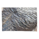 Wild Turkey Feathers II Abstract Nature Design Pillow Case