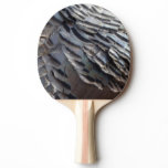 Wild Turkey Feathers II Abstract Nature Design Ping Pong Paddle