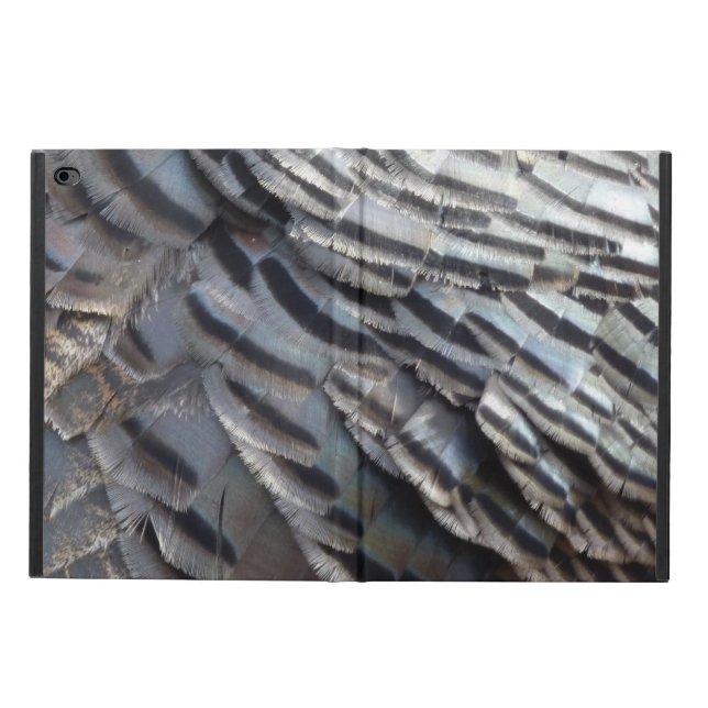 Wild Turkey Feathers II Abstract Nature Design Powis iPad Air 2 Case (Outside)