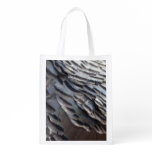 Wild Turkey Feathers II Abstract Nature Design Reusable Grocery Bag