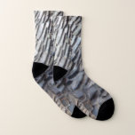 Wild Turkey Feathers II Abstract Nature Design Socks