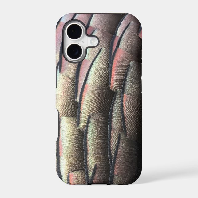 Wild Turkey Feathers Iphone Case (Back)