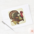 Wild Turkey Happy Thanksgiving Stickers | Zazzle