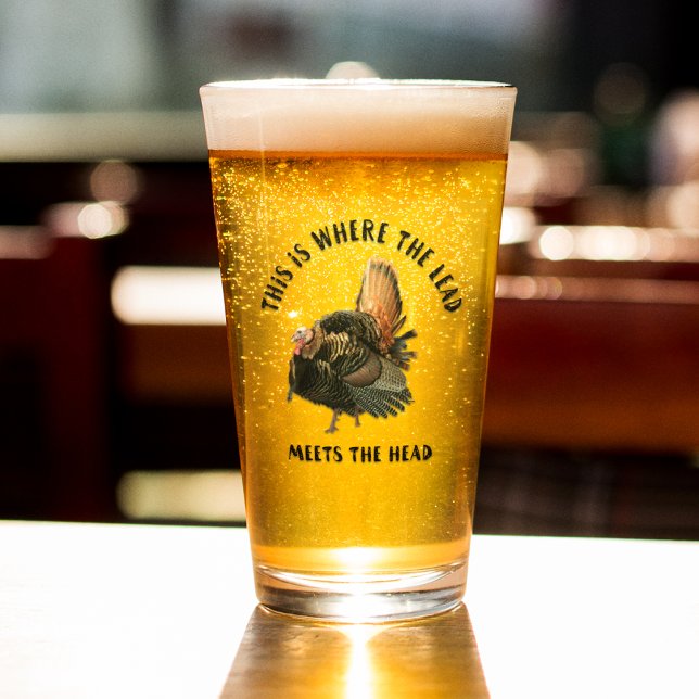 Wild Turkey Hunting Spring Season Gobbler Glass (Creator Uploaded)