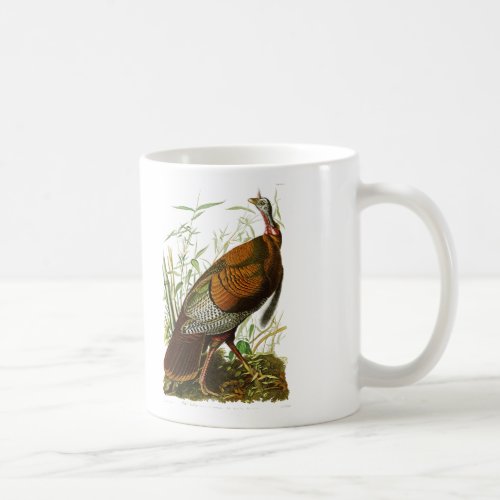Wild Turkey John James Audubon Birds of America Coffee Mug