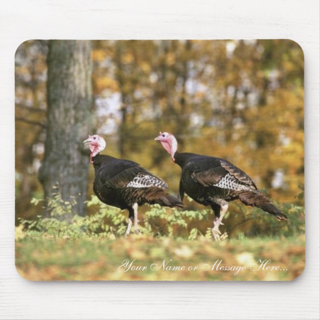 Wild turkey mouse pad (Front)