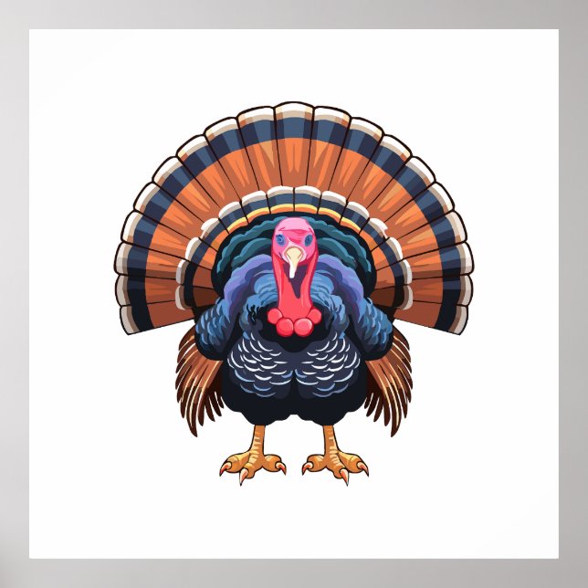 Wild turkey poster (Front)