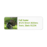 Wild Turkey Return Address Label