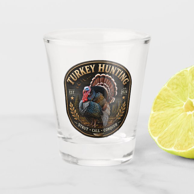 Wild turkey   shot glass (Front)