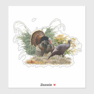 Wild turkey   sticker